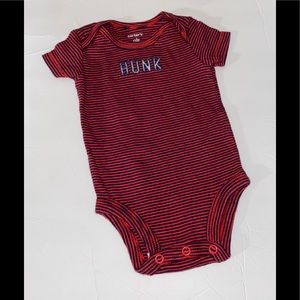 Carter’s NB Striped Baby Boy Onesie Bodysuit